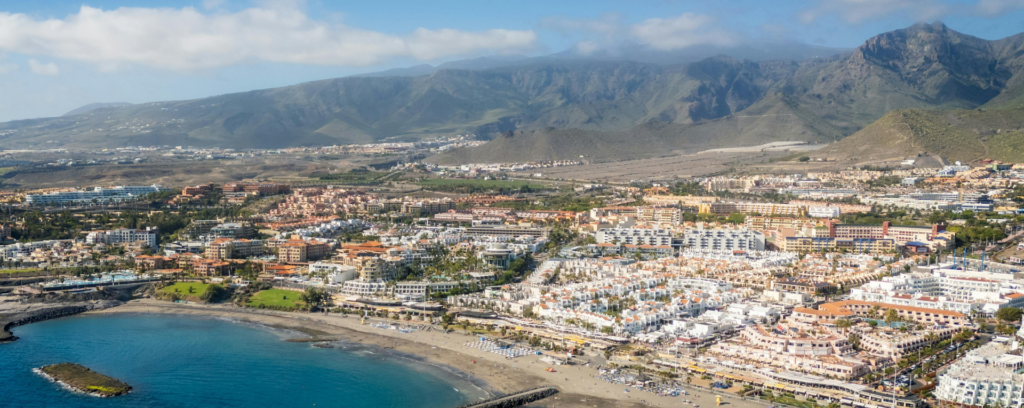 Vista aérea de Tenerife